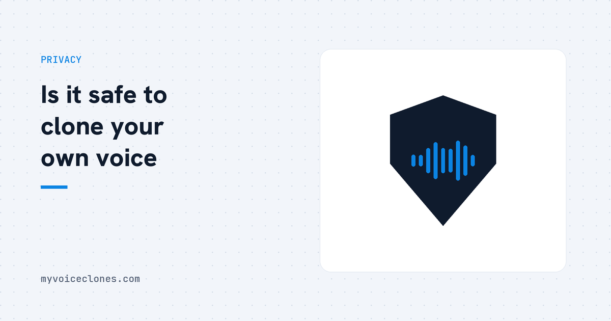Is voice cloning safe? What happens to your voice when you upload it